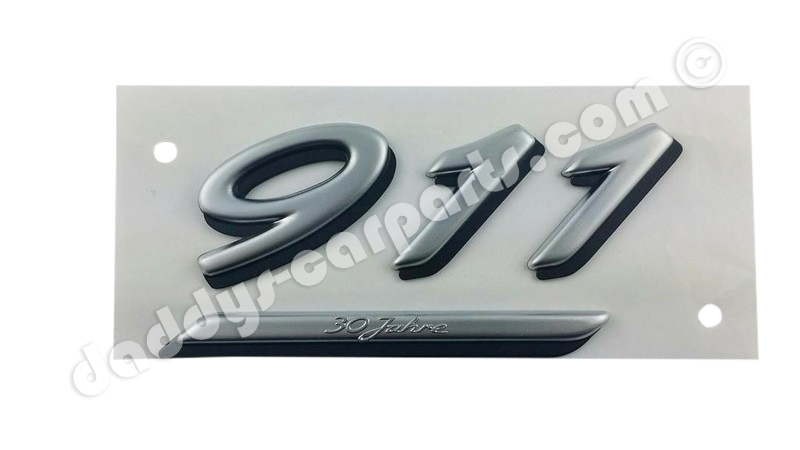 Jubi-komplett JUBI - SCHRIFTZUG 911 30 JAHRE SILBER / SCHWARZ FÜR PORSCHE 911 964