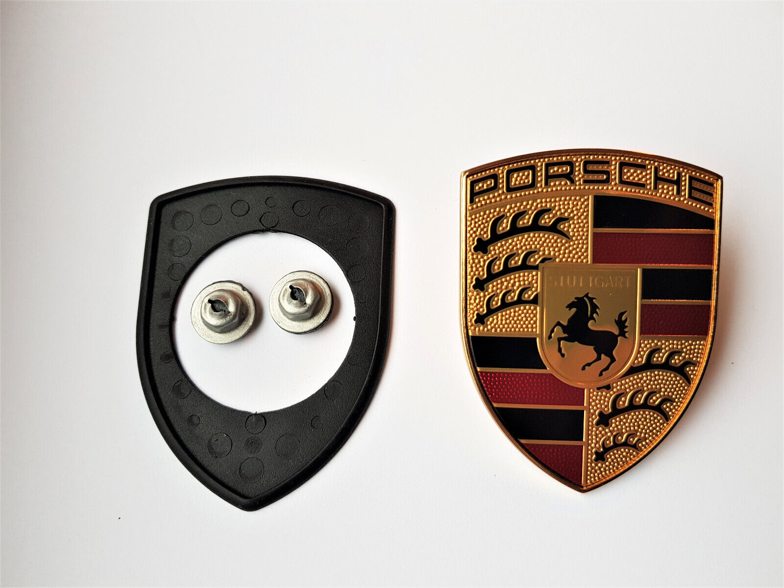 991-wappen PORSCHE 997 991 992 987 981 970 FRONT BONNET EMBLEM