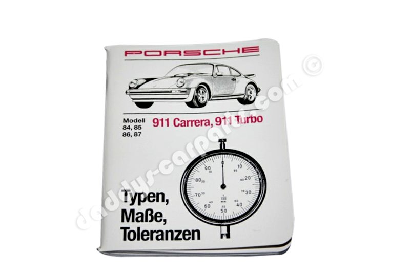Typen-D-911-Carrera-Turbo-1984-87 PORSCHE 911 CARRERA TURBO TYPEN MAßE TOLERANZEN