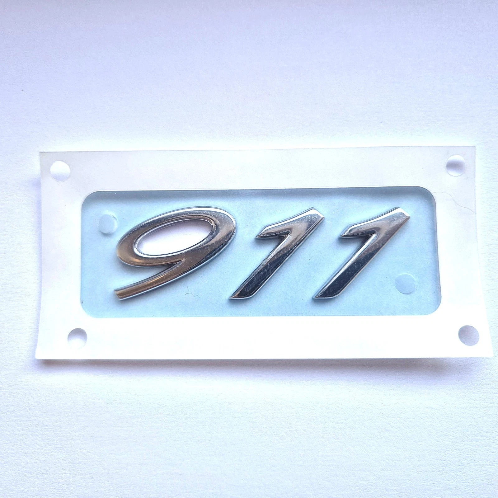 GENUINE 911 BADGE CHROME FOR PORSCHE 991