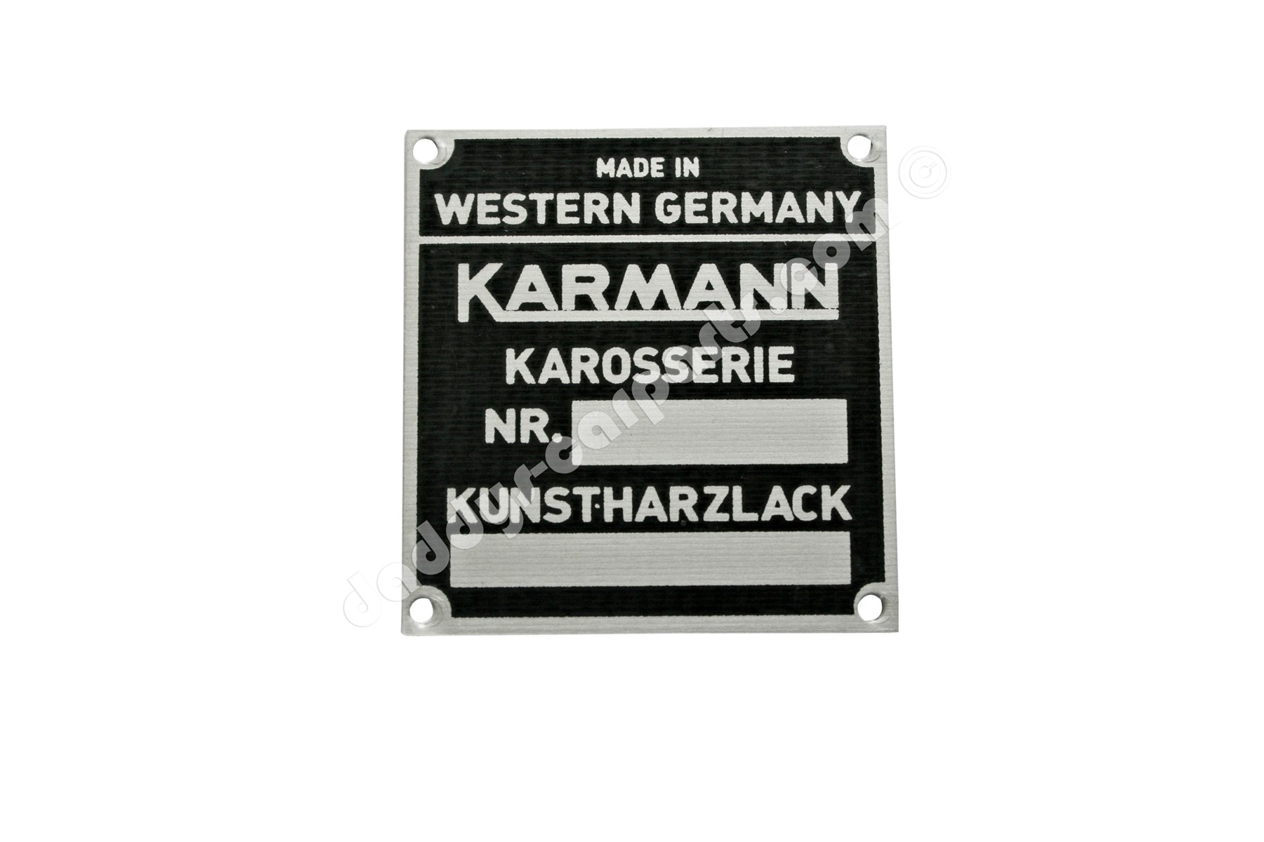 914-Karmann-Plakette580a654781393 ORIGINAL KARMANN BODY PLATE FOR VW PORSCHE 914