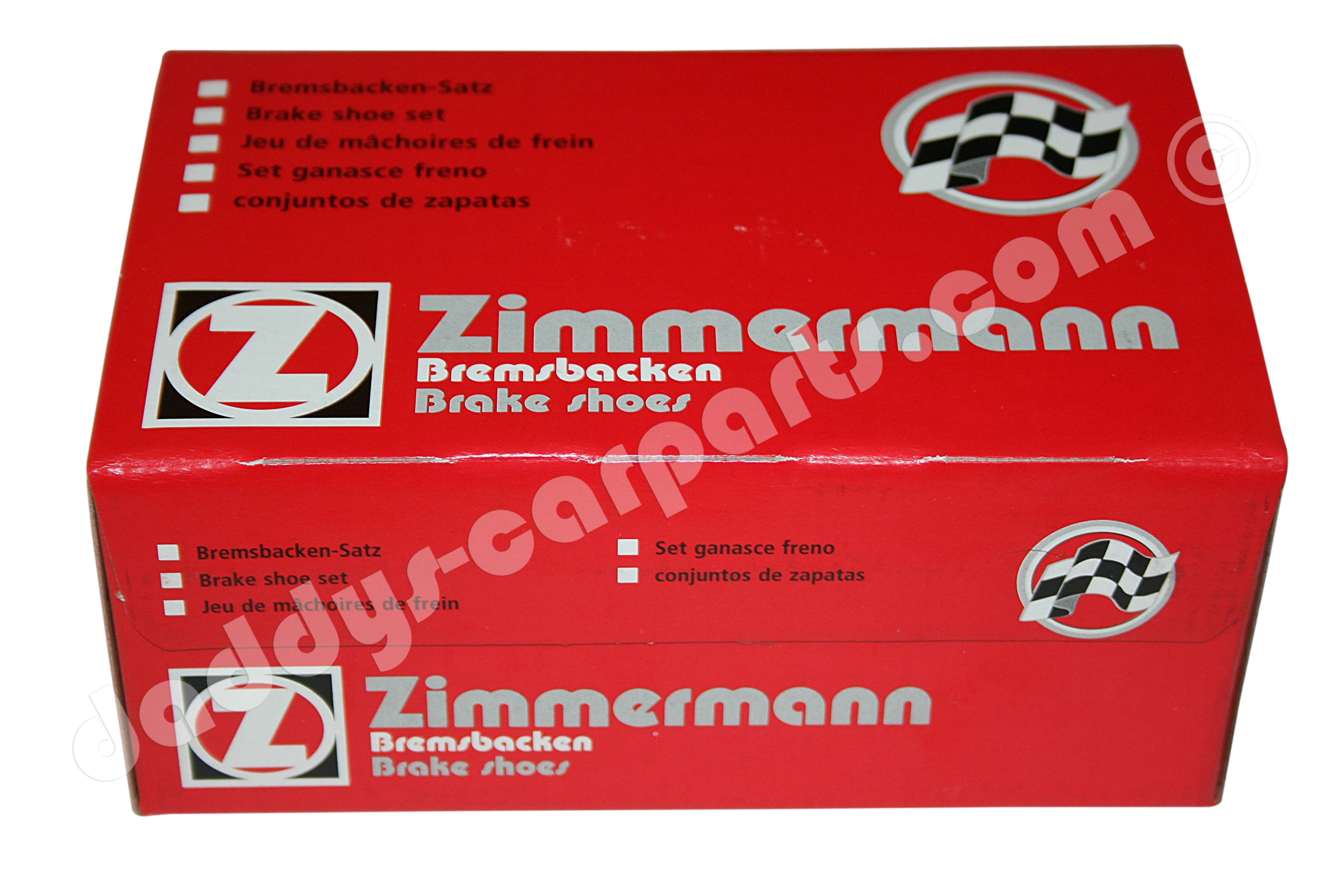 10990-128-0-Zimmermann-MB-W201-W124-190-Series MB  PARK BRAKE SHOES REAR AXLE