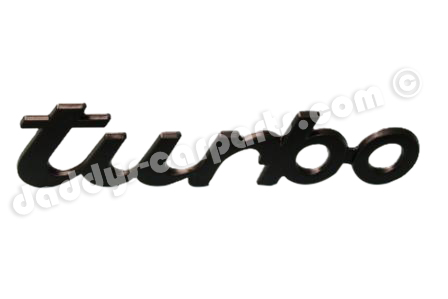 ORIGINAL TURBO BADGE BLACK METAL FOR PORSCHE 911 930