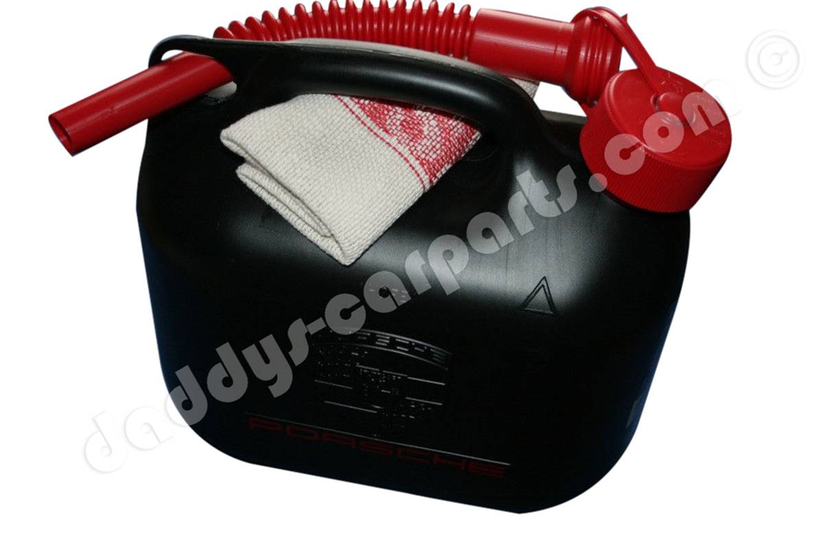 Reservekanister581a403c49129 ORIGINAL FUEL CANISTER WITH PORSCHE CLOTH FOR PORSCHE