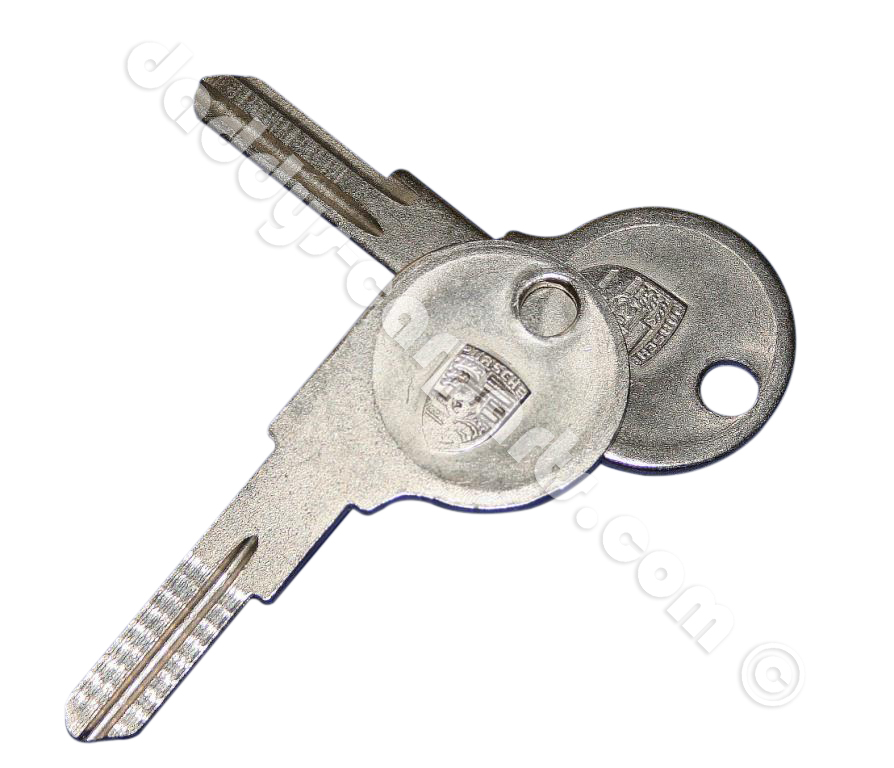 356-old-key PORSCHE 924 944 SCHLÜSSELROHLING HANDSCHUHFACH