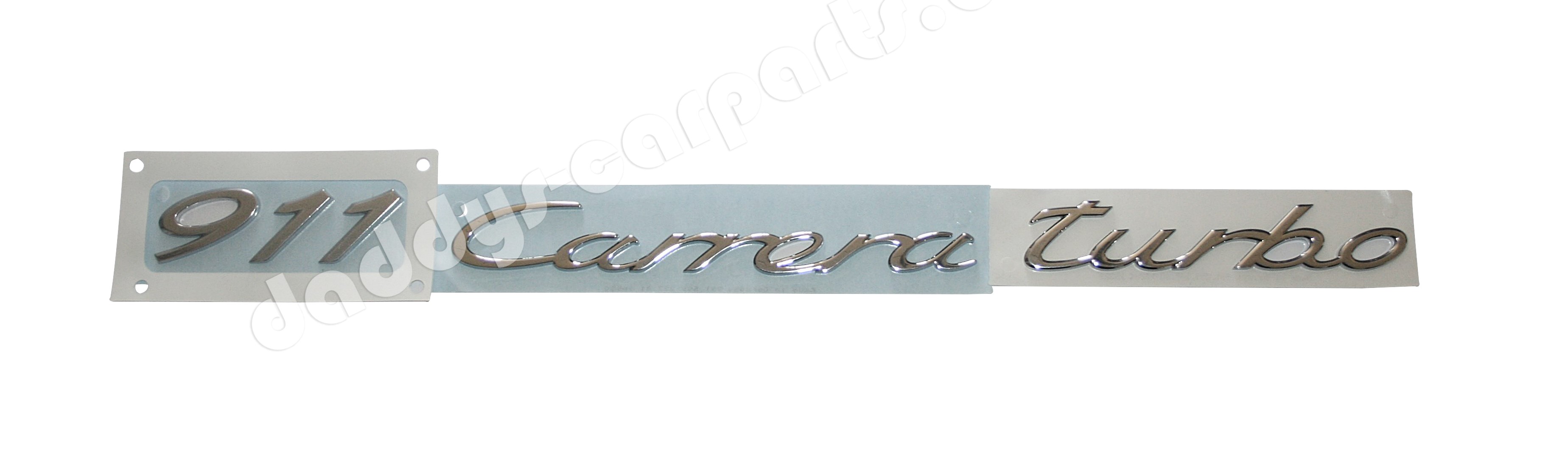 PORSCHE 991 911 CARRERA TURBO BADGE CHROME PORSCHE 991 911 CARRERA TURBO BADGE CHROME