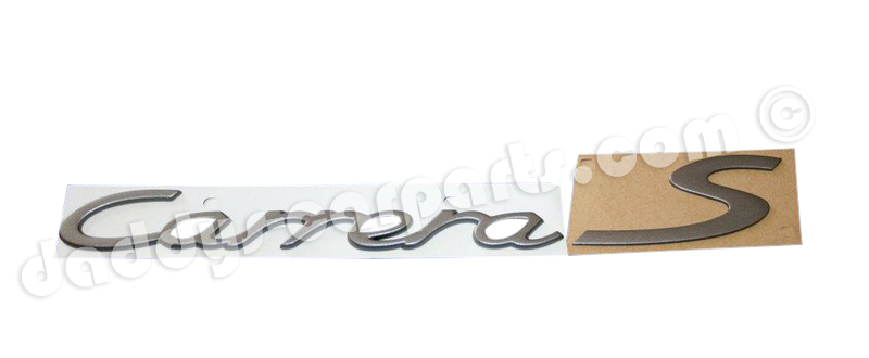 993-Carrera-S ORIGINAL CARRERA S  SCHRIFTZUG STAHLGRAU FÜR PORSCHE 993