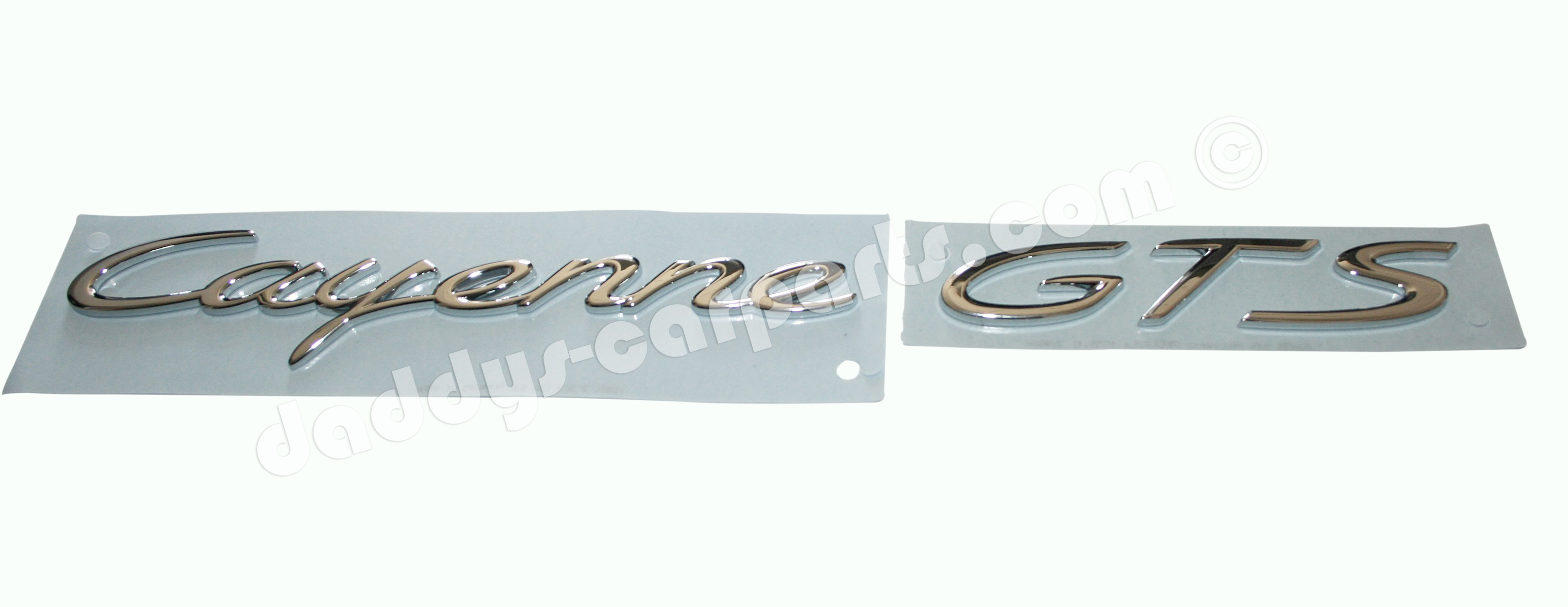 Cayenne-GTS-chrom5711e243b3beb ORIGINAL PORSCHE CAYENNE GTS CHROME BADGE