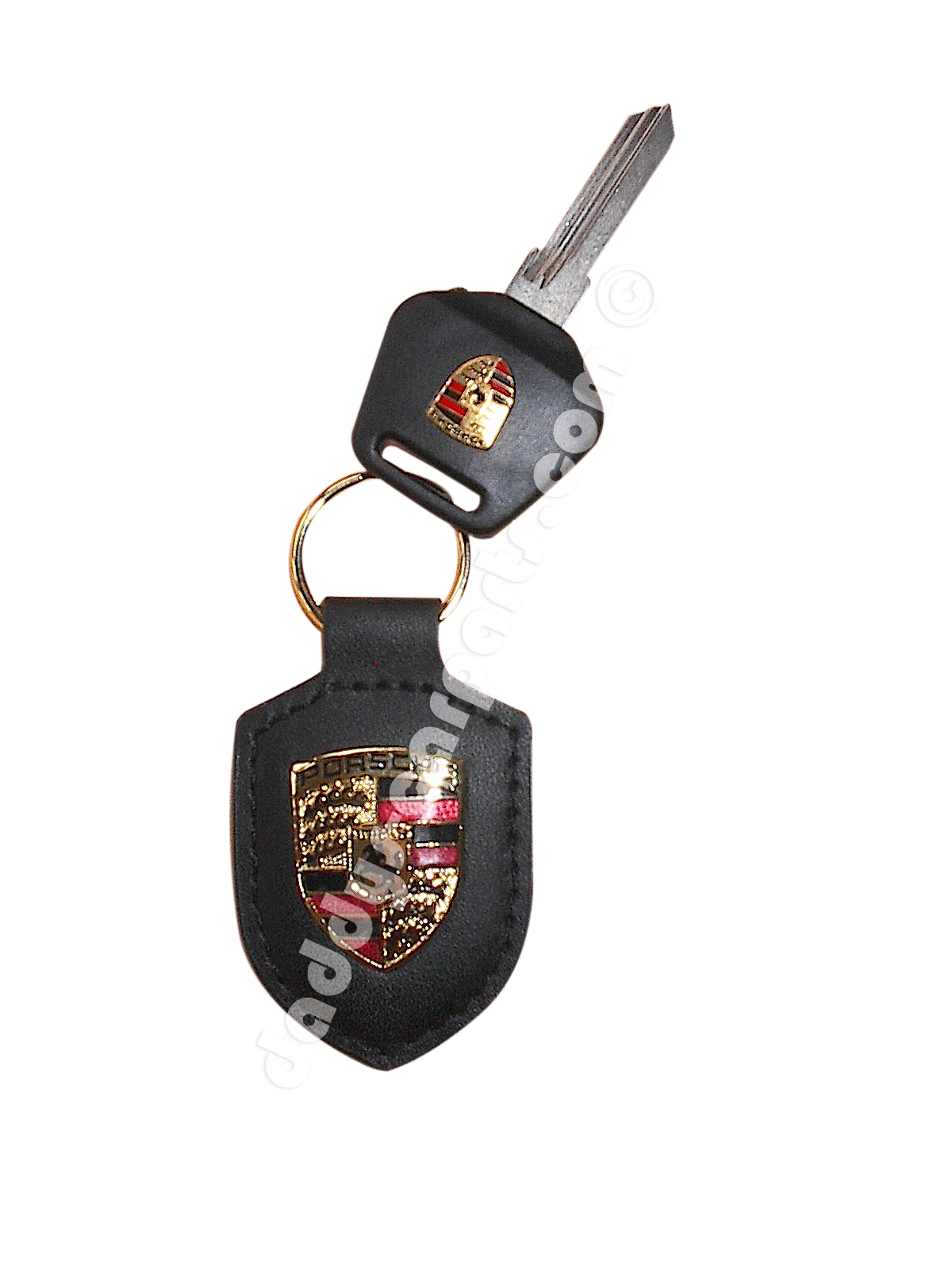 Schwarzer-Anh-nger-mit-torch-Key 924 944 968 LED SCHLÜSSEL ROHLING + LEUCHTE