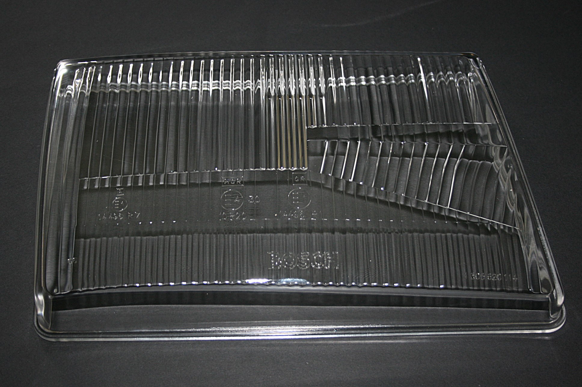 W107-einzel MERCEDES R107 SL SLC 1x H4 SCHEINWERFER STREUSCHEIBE RECHTS BOSCH