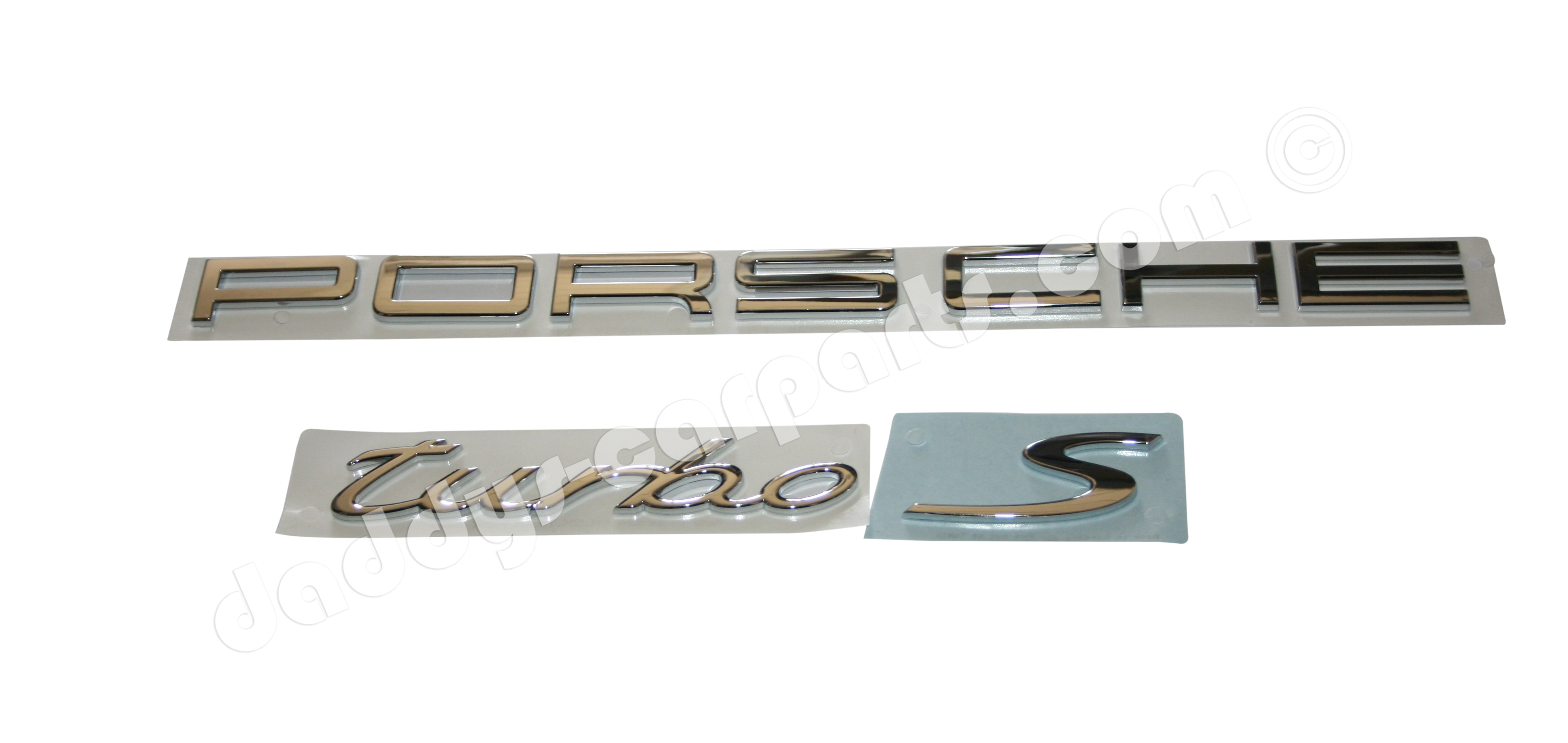 Porsche-turbo-S PORSCHE TURBO S BADGE CHROME