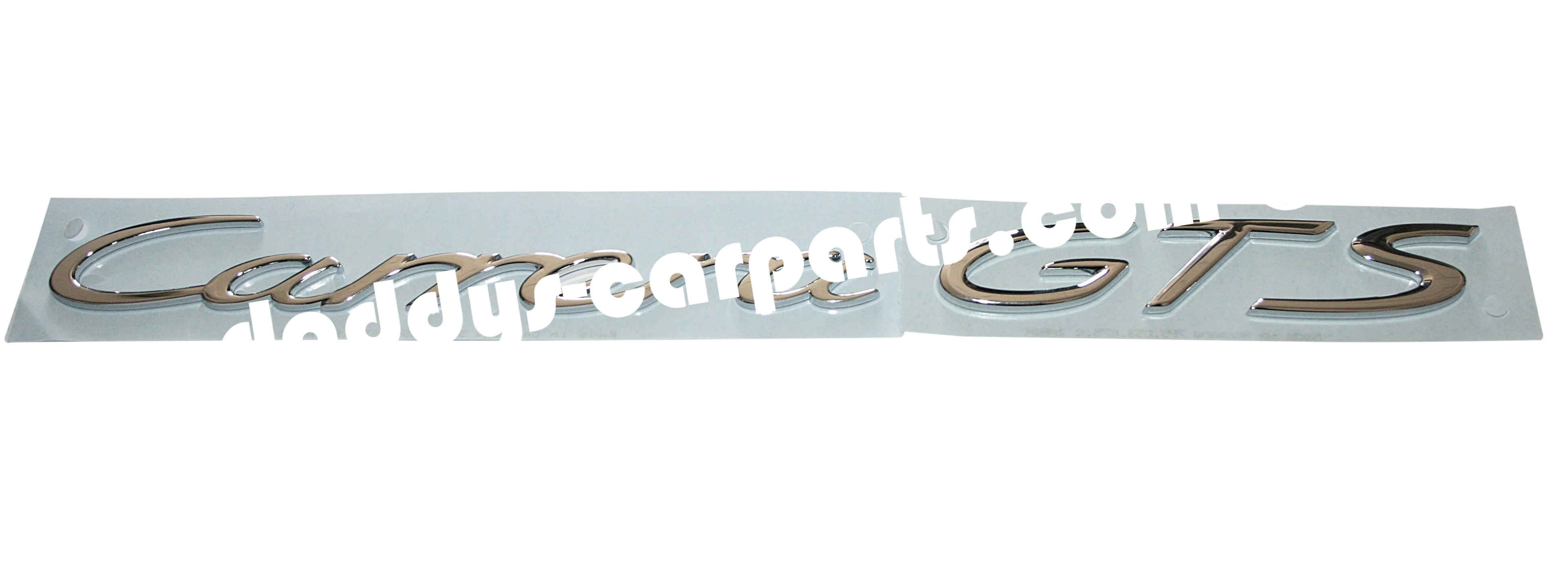 CARRERA GTS BADGE CHROME