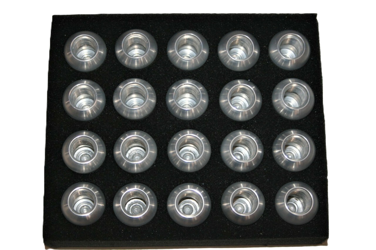 FÜR PORSCHE 911 912 930 964 993 SATZ ALUMINIUM RADMUTTERN SILBER FÜR PORSCHE 911 912 930 964 993 SATZ ALUMINIUM RADMUTTERN SILBER