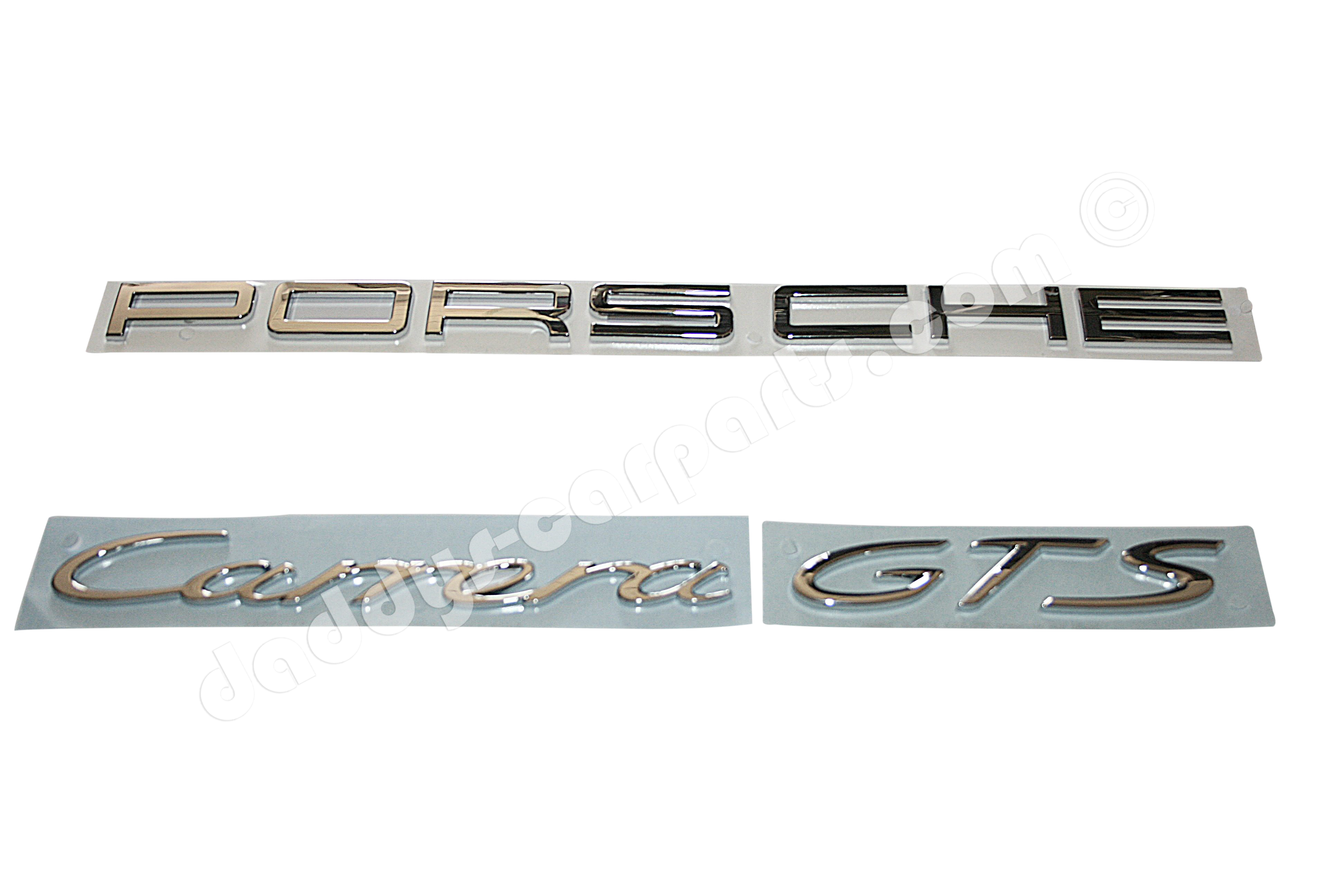 Porsche-GTS-Carrera PORSCHE CARRERA GTS SCHRIFTZUG CHROM