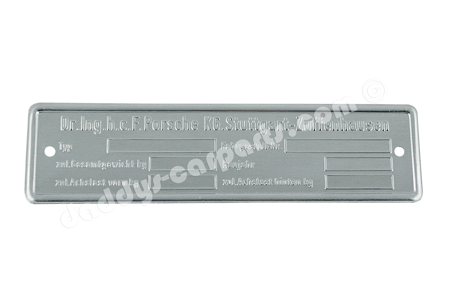 00070110100-Porsche-KG580960b9b20bb PORSCHE 356 911 912 ID PLAKETTE