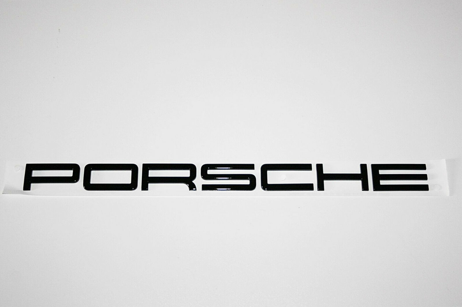 PORSCHE-glanz-black GENUINE PORSCHE BADGE GLOSS BLACK