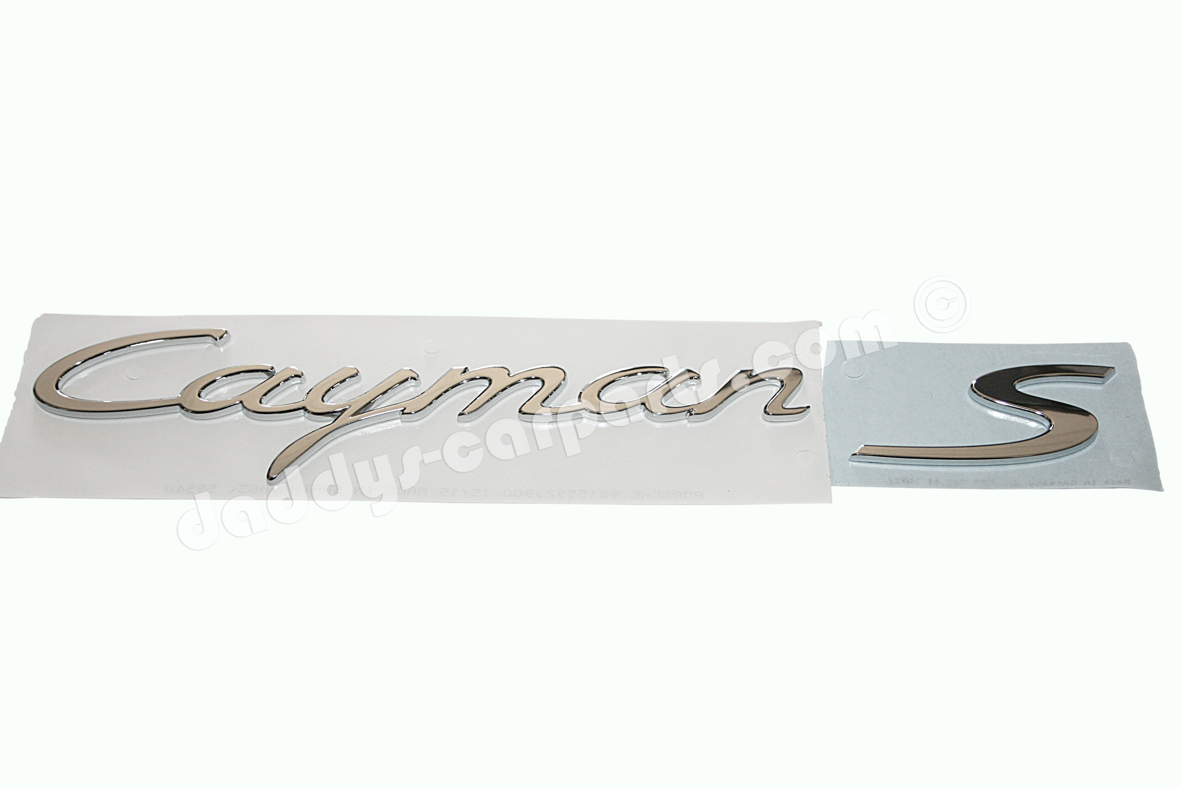 Cayman-S CAYMAN S BADGE CHROME FOR PORSCHE 981