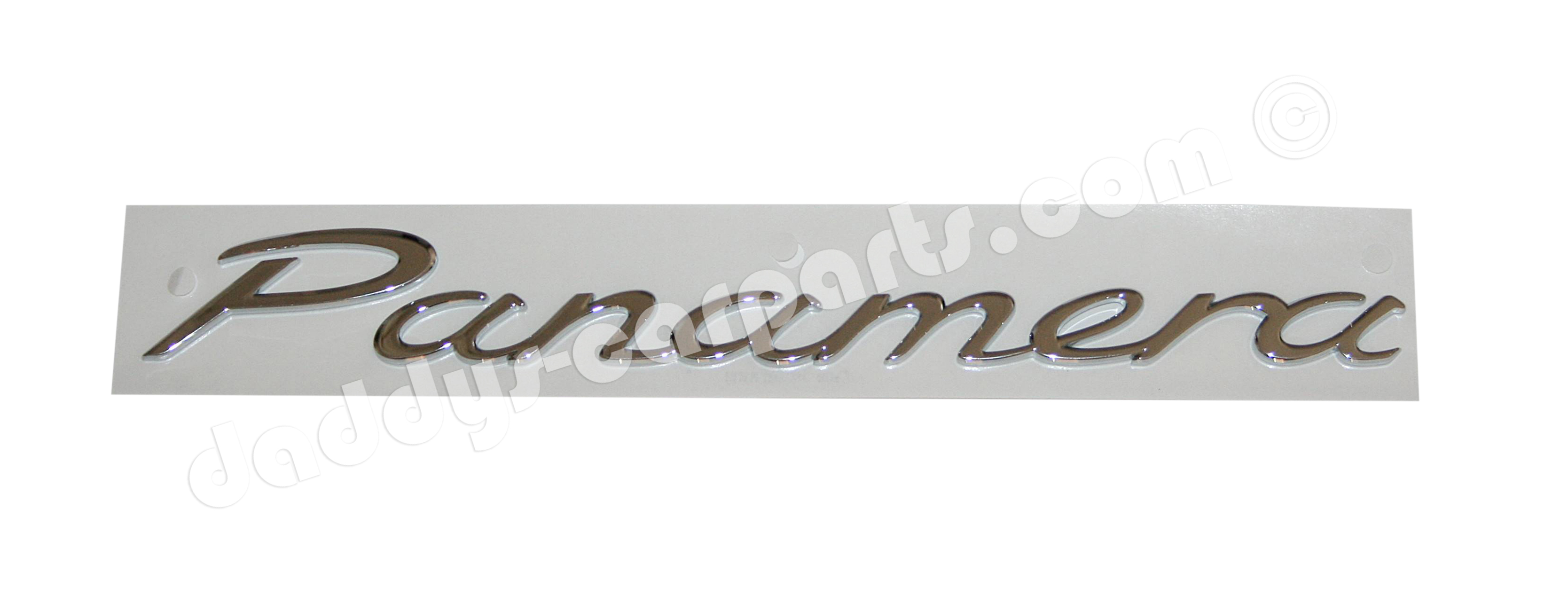 97055923708-Panamera-chrom ORIGINAL PORSCHE PANAMERA BADGE CHROME