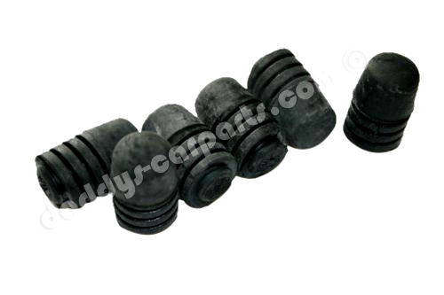Rubbers-6-St-ck 911 914 FRONT + REAR BONNET / HOOD RUBBERS