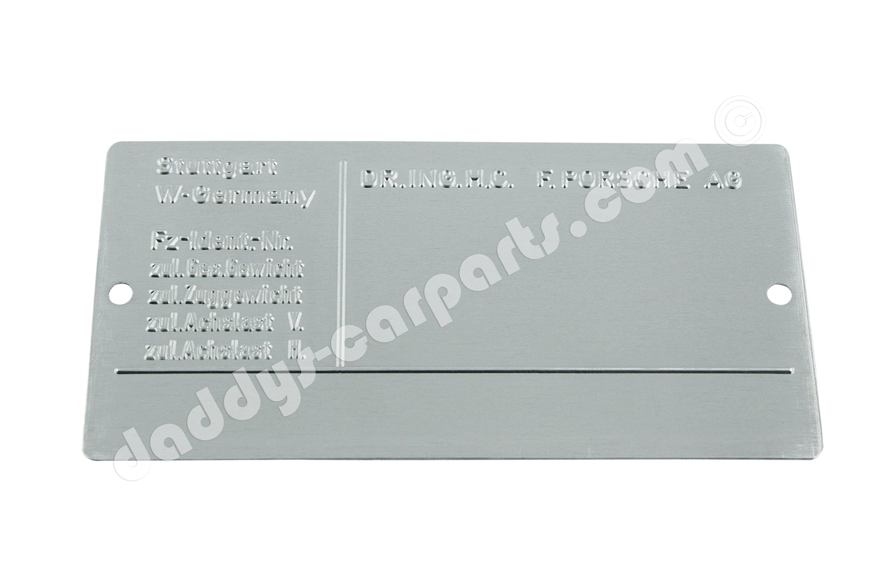 92870111100-Porsche-AG-gross-158083dcd3a6ad 911 924 944 928 PORSCHE ID PLAKETTE