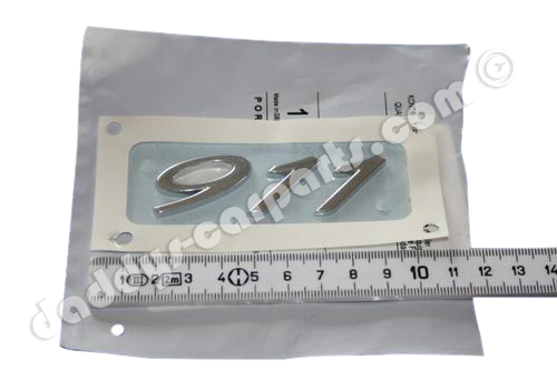 911-chrome-badge GENUINE 911 BADGE CHROME FOR PORSCHE 991