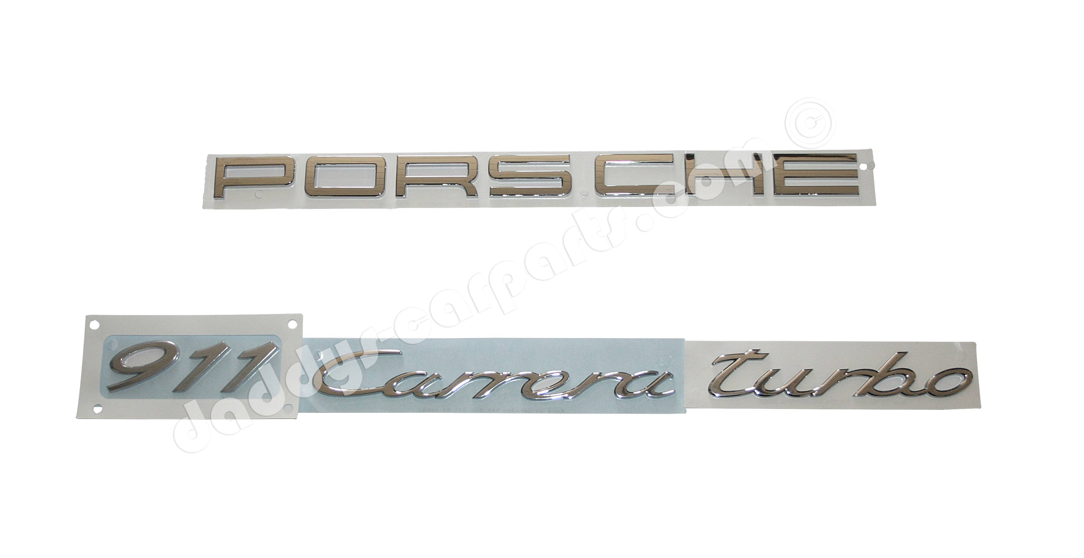 Porsche-911-Carrera-turbo PORSCHE 911 CARRERA TURBO BADGE CHROME