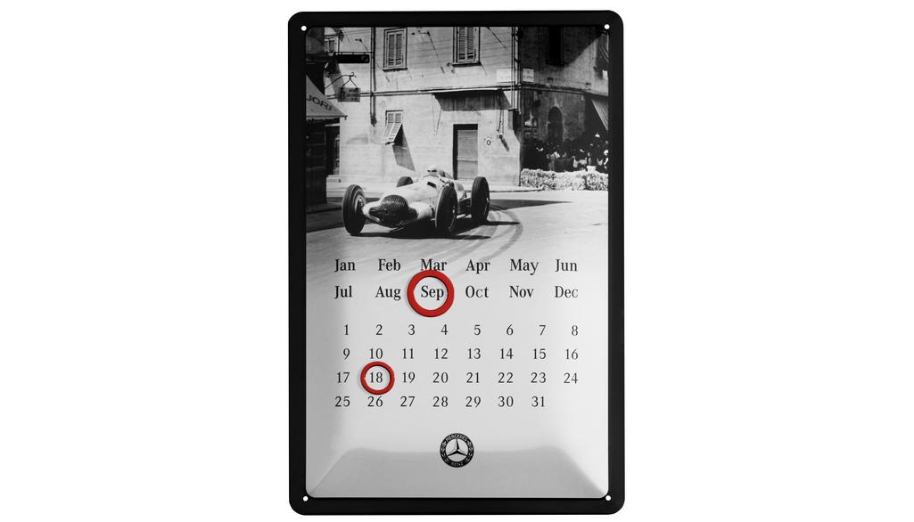 MERCEDES KALENDER METALL EWIGKEIT