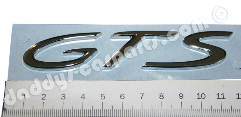 gts-chrom ORIGINAL PORSCHE GTS BADGE CHROME
