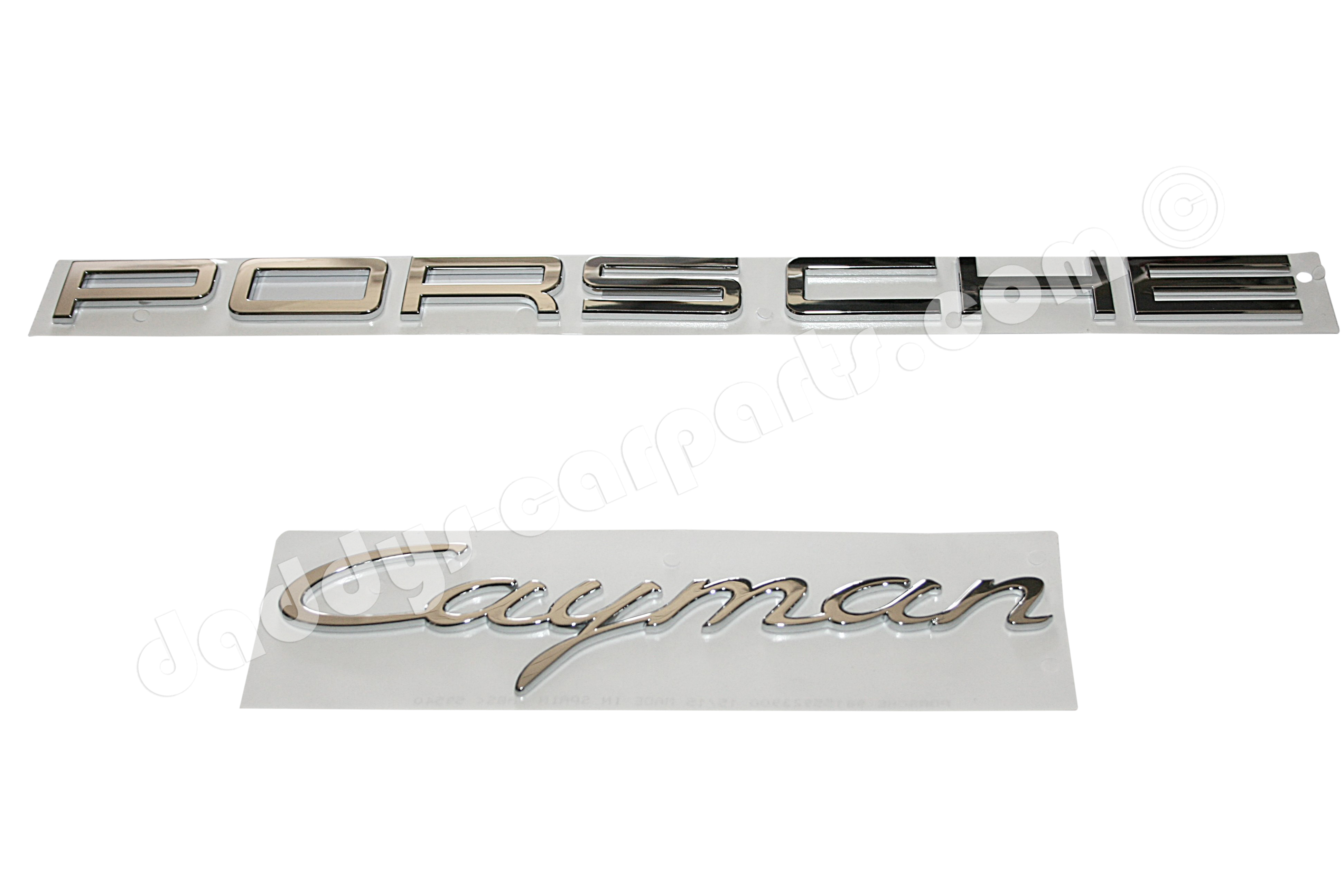 Porsche-Cayman GENUINE PORSCHE CAYMAN CHROME BADGE