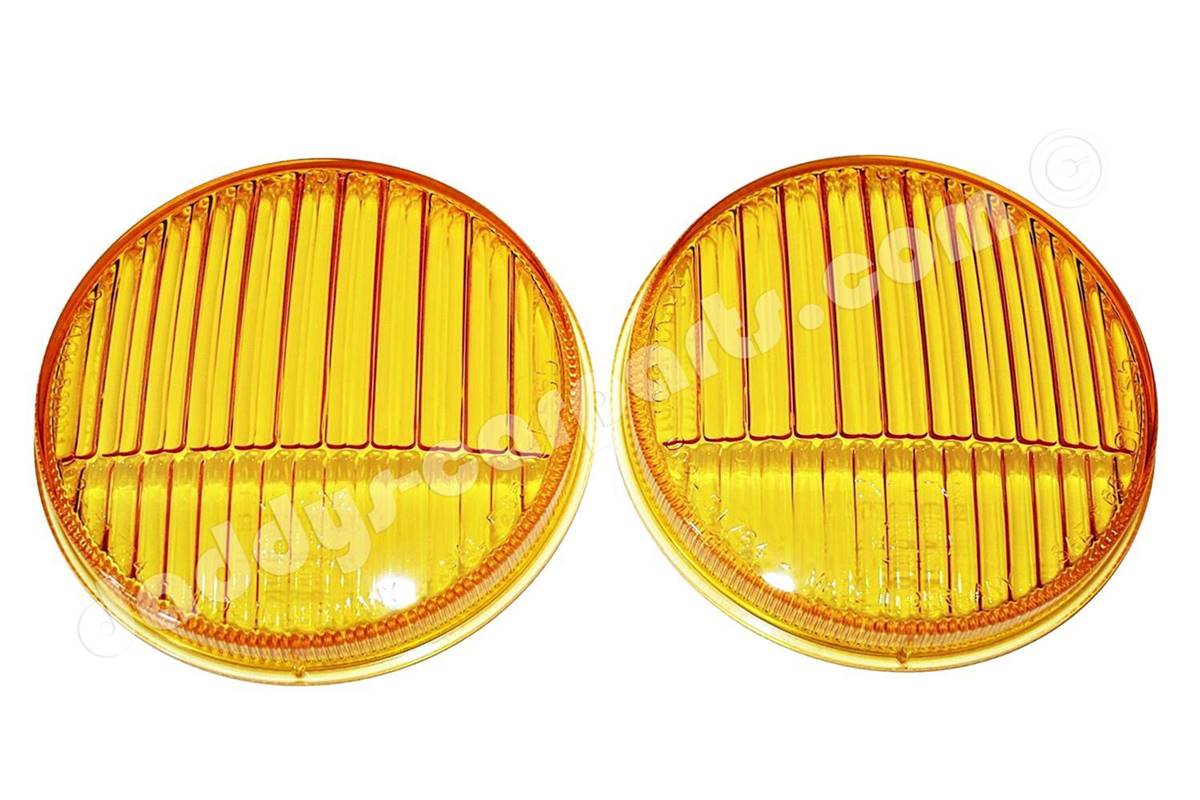 002-51764-Hella-klein-gelb-beide58389b6179fa9 NEBELLAMPEN STREUSCHEIBEN FÜR PORSCHE 914