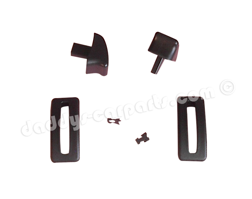 Knobs-early-Set-6-pieces ORIGINAL SATZ SITZENTRIEGELUNG VORNE FÜR PORSCHE