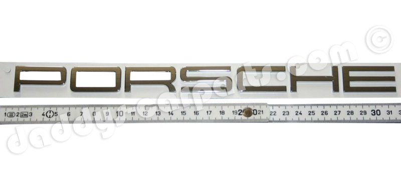 991-Porsche-chrom-Schriftzug ORIGINAL PORSCHE 991 981 958 970 REAR BADGE CHROME
