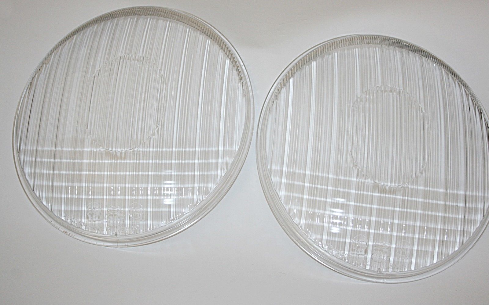 356-hella SCHEINWERFER GLÄSER SYMMETRISCH FÜR PORSCHE 356 VW