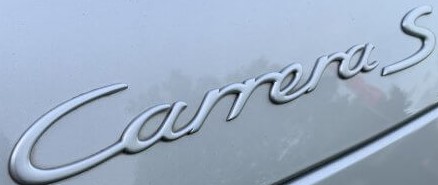 ORIGINAL PORSCHE 997 CARRERA S SCHRIFTZUG SILBER ORIGINAL PORSCHE 997 CARRERA S SCHRIFTZUG SILBER
