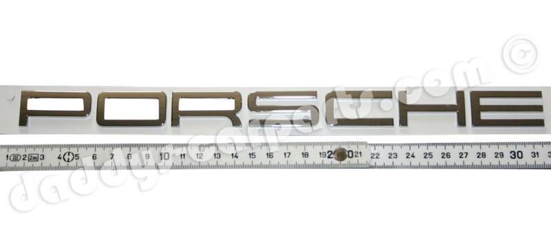 ORIGINAL PORSCHE 991 981 958 970 REAR BADGE CHROME | DC10119